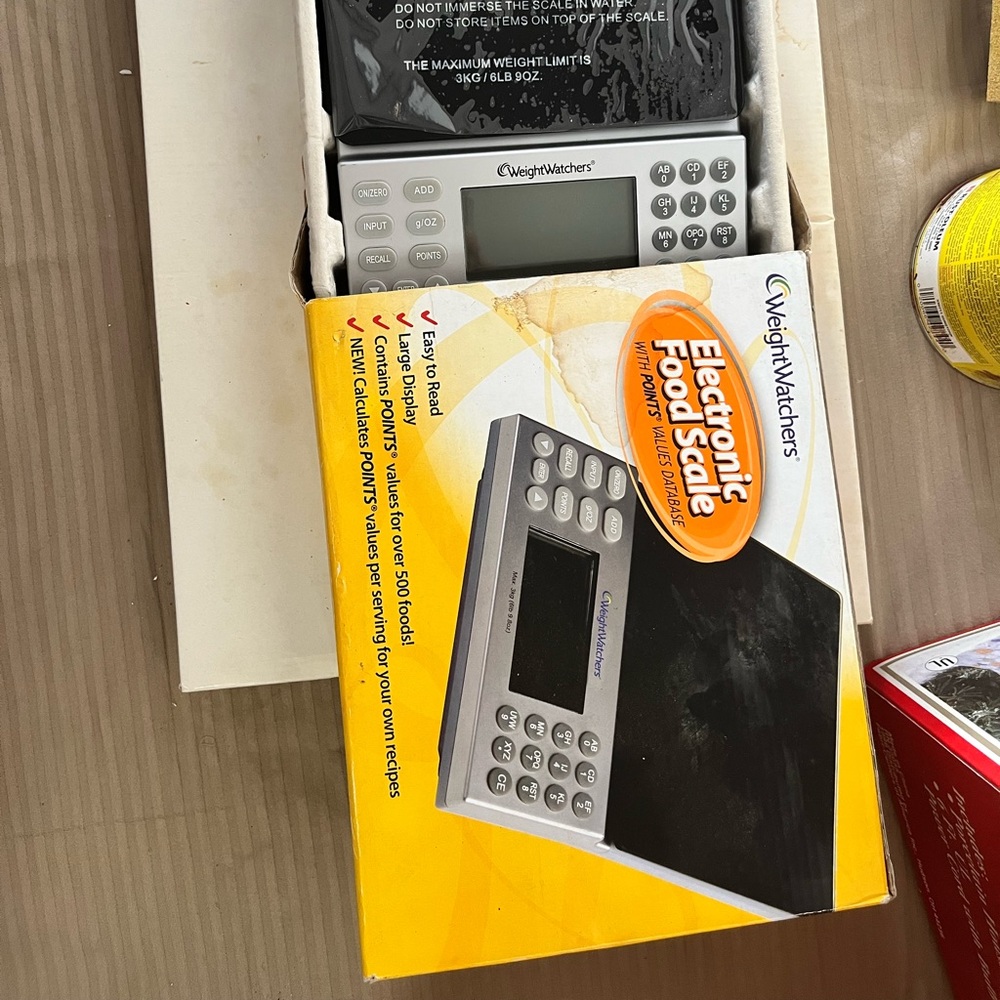 Weight watchers food scale